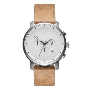 MVMT Chrono Caramel Leather Men’s Watch (NEW!)